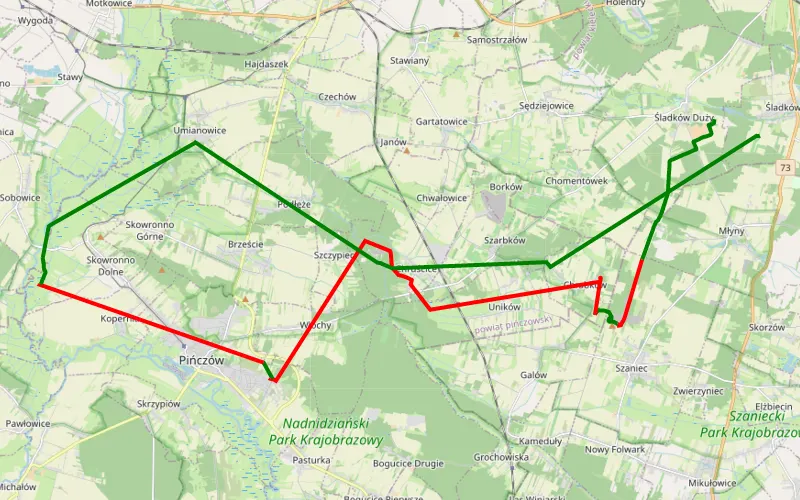 Śladków Duży - Śladków Mały