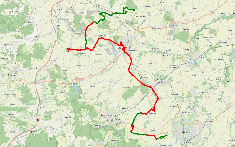 Śladem ruin zamków i pałaców Trochę szosą, Trochę polem lasem