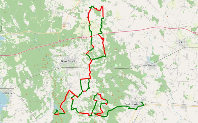 Grodzisk Wielkopolski - Kuźnica Zbąska