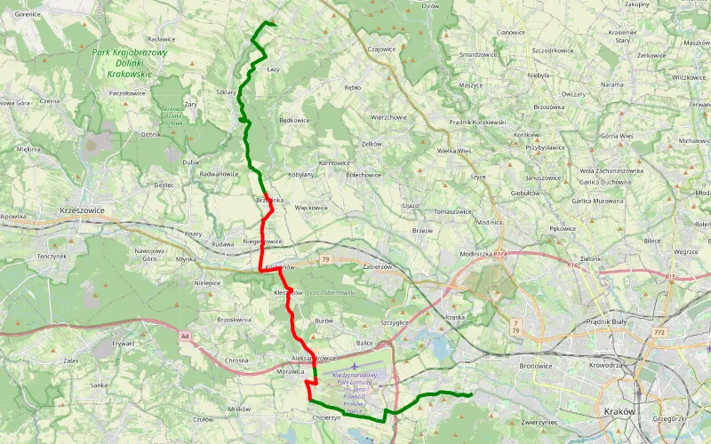 Chełm - Źródło Pióro - Jerzmanowice