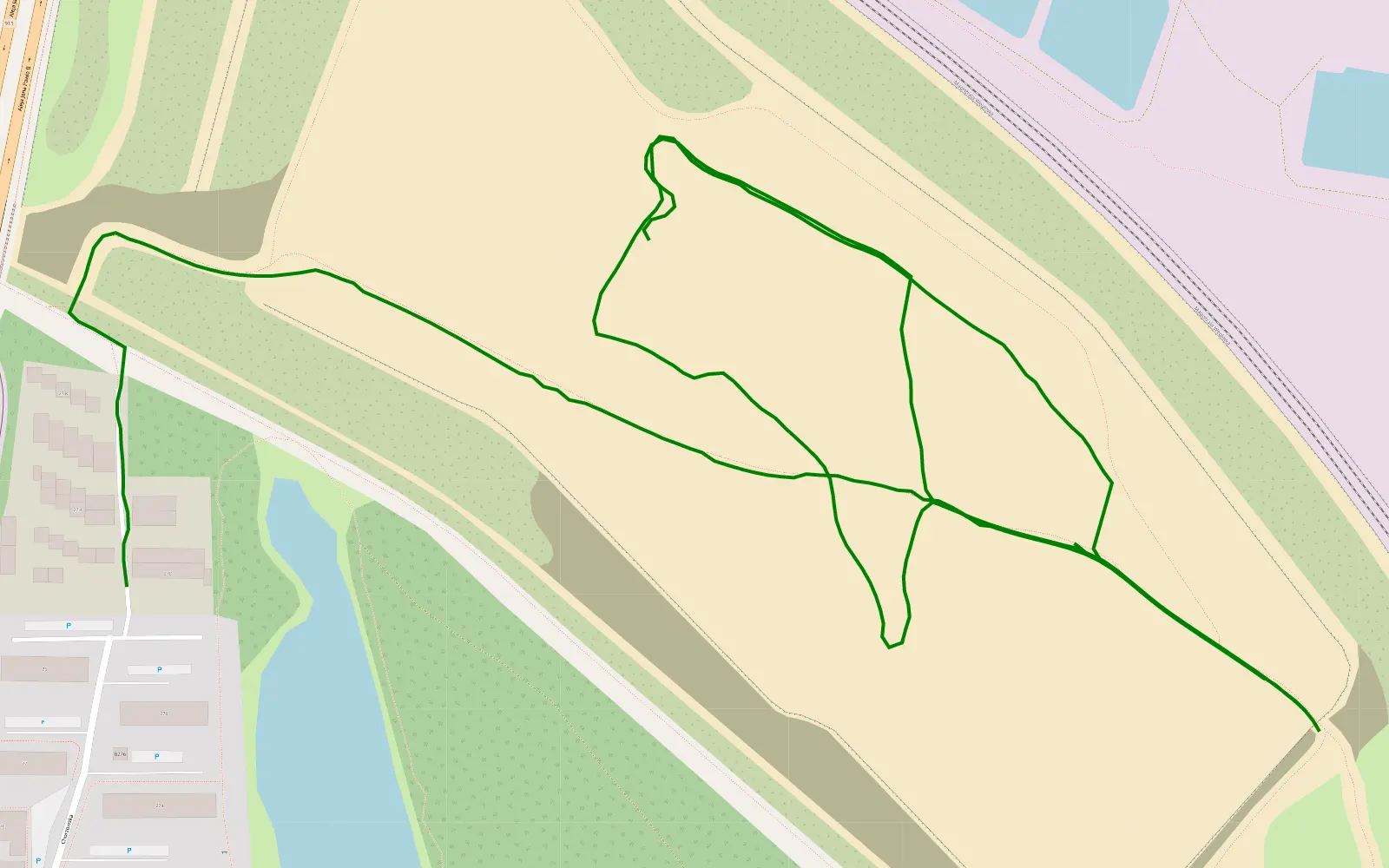 Map of Heja hołda - 2.2 km offroad trail, Bytom