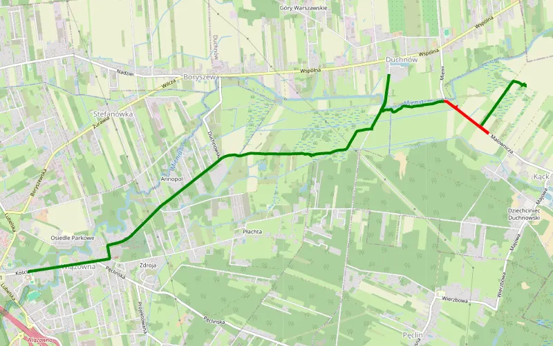 Wiązowna - Kąck
