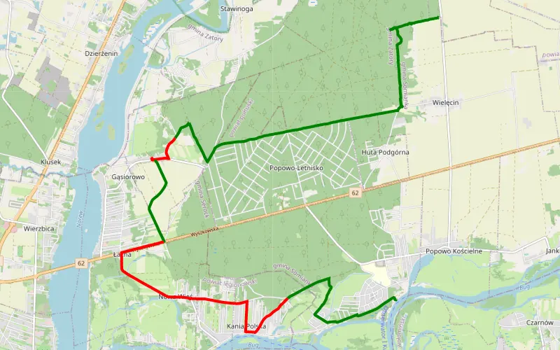 Wólka Zatorska - Popowo Piaski