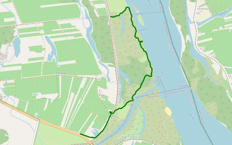 Ostrówek - Przylot