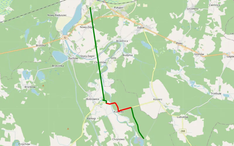 Trasa raduszanka 6.12.2025