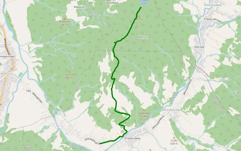 Koszarawa - Przyborów