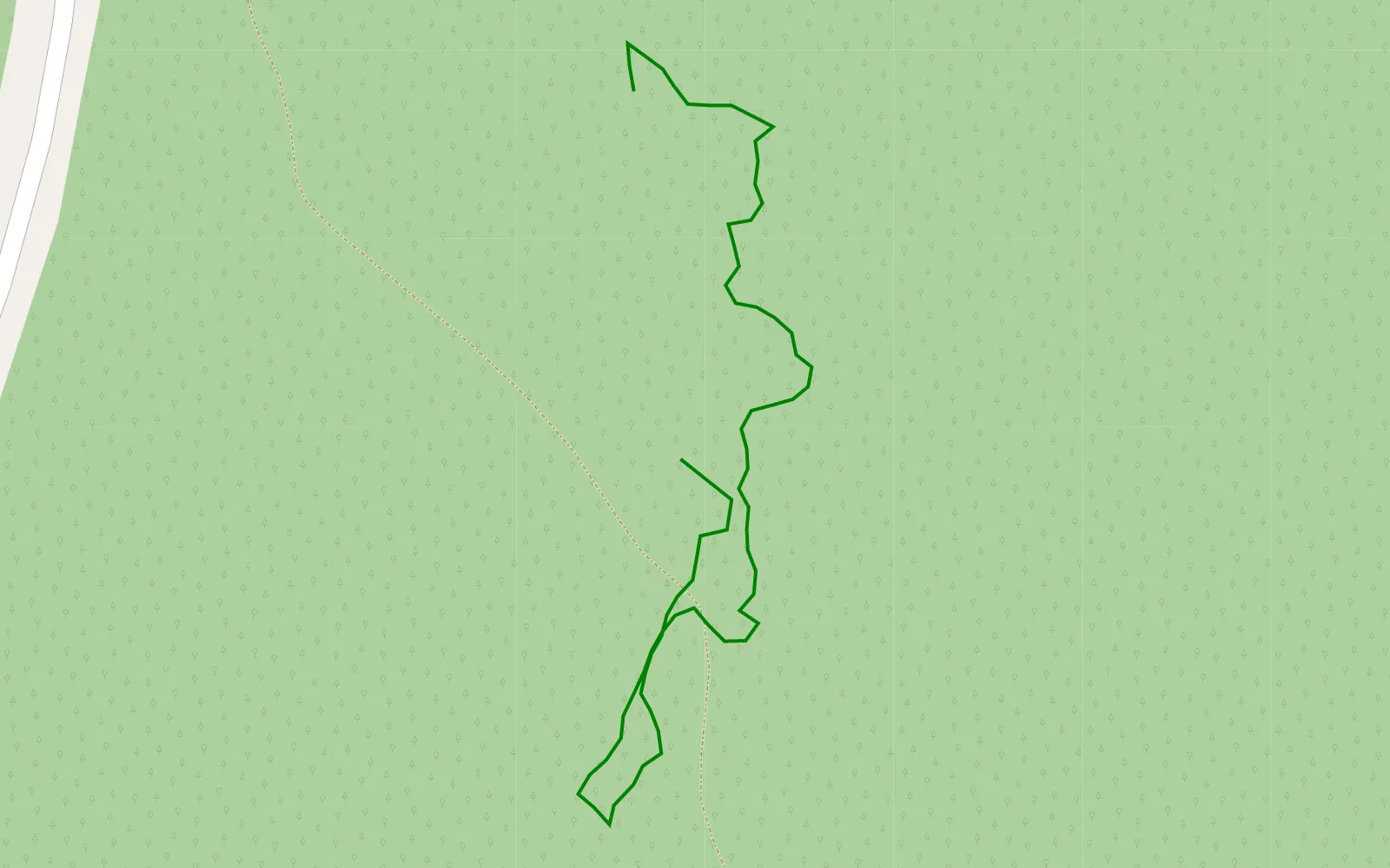 Map of Próba 6 - 0.4 km offroad trail, Końskie County