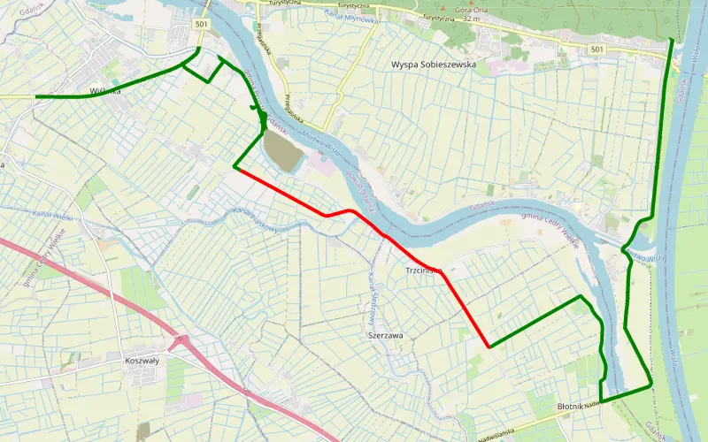 Trasa offroad 9.73 km