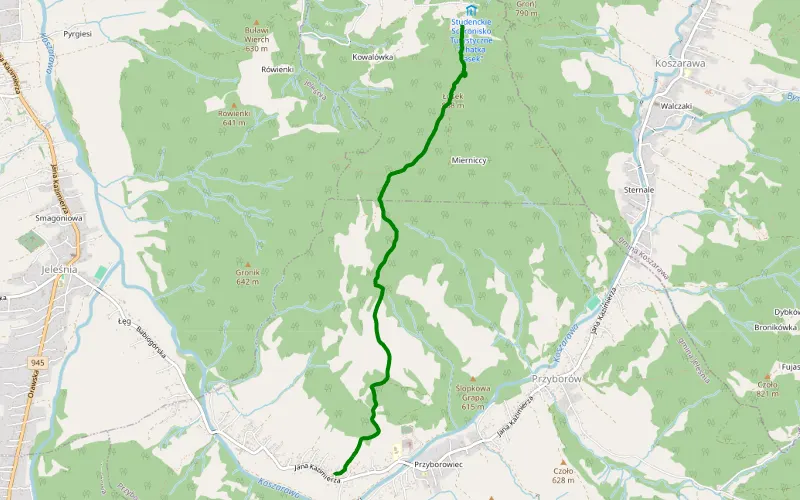 Koszarawa - Przyborów