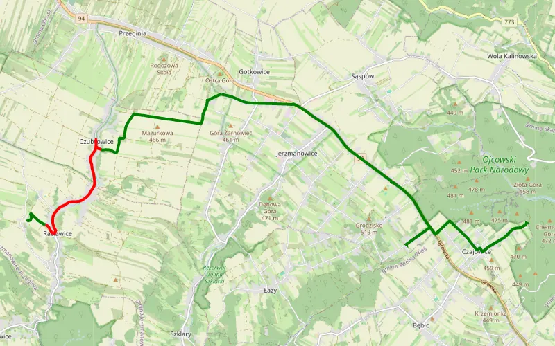 PR Jura sekcja 2 Racławice Ojców