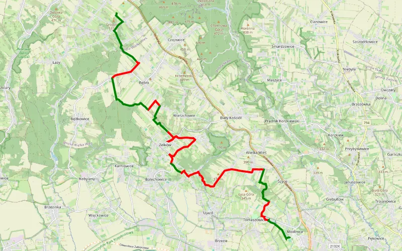 Modlnica - Jaskinia Borsucza - Lepianka