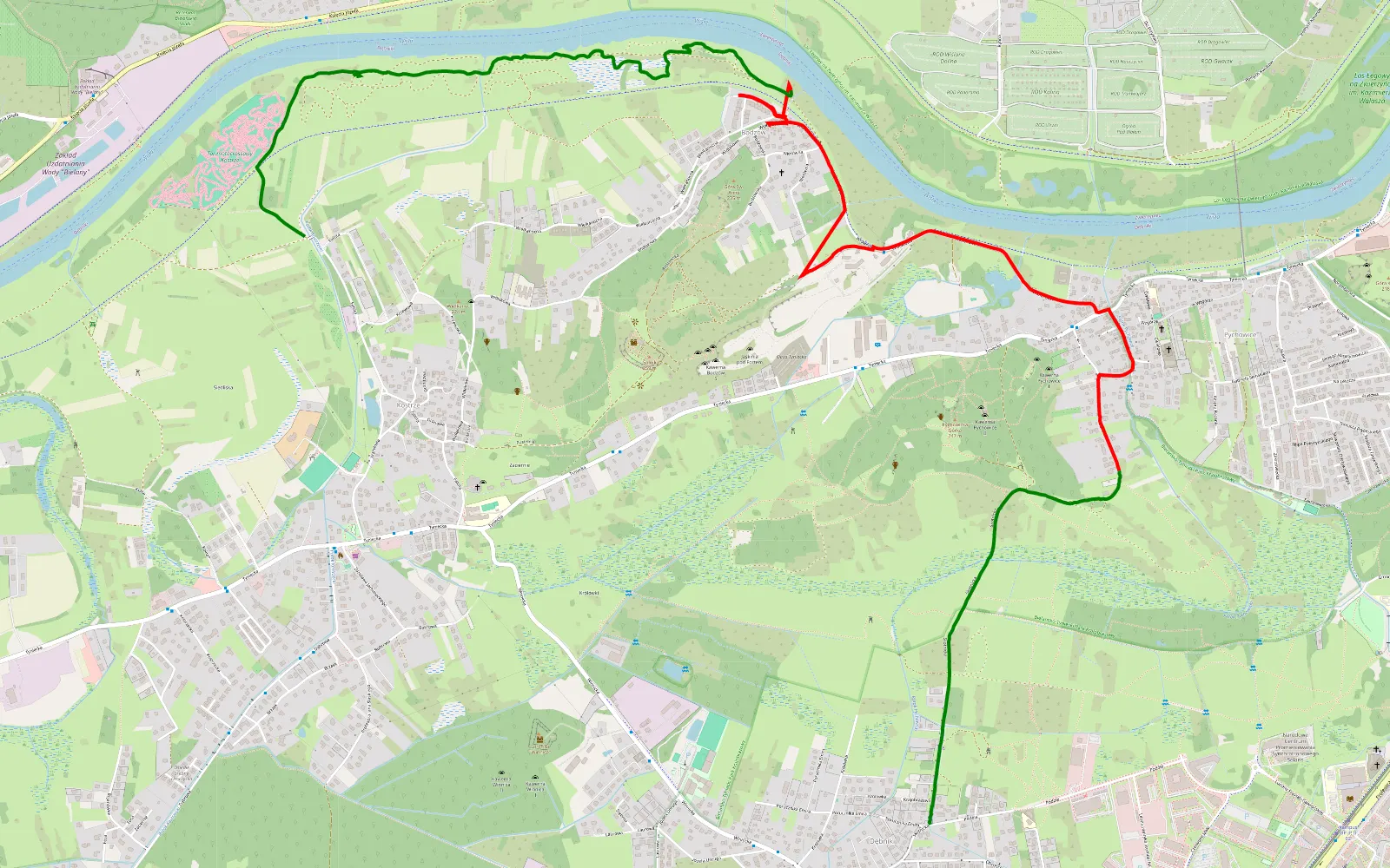 Map of Ale gów - 6.8 km offroad trail, Krakow