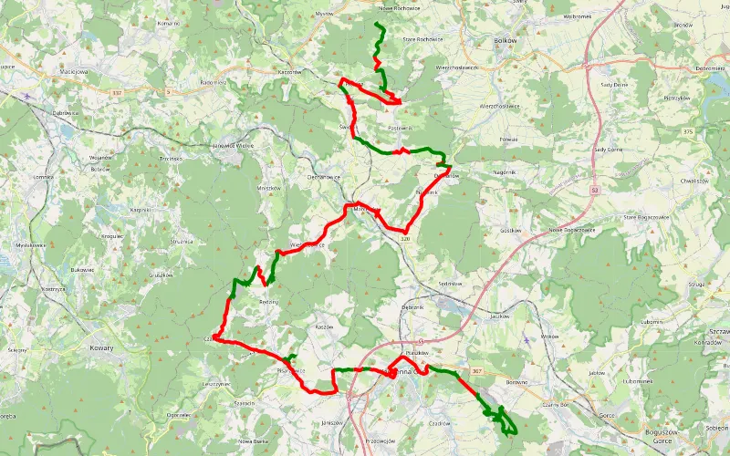 Pologne J5 Nowe Rochowice - Borówno