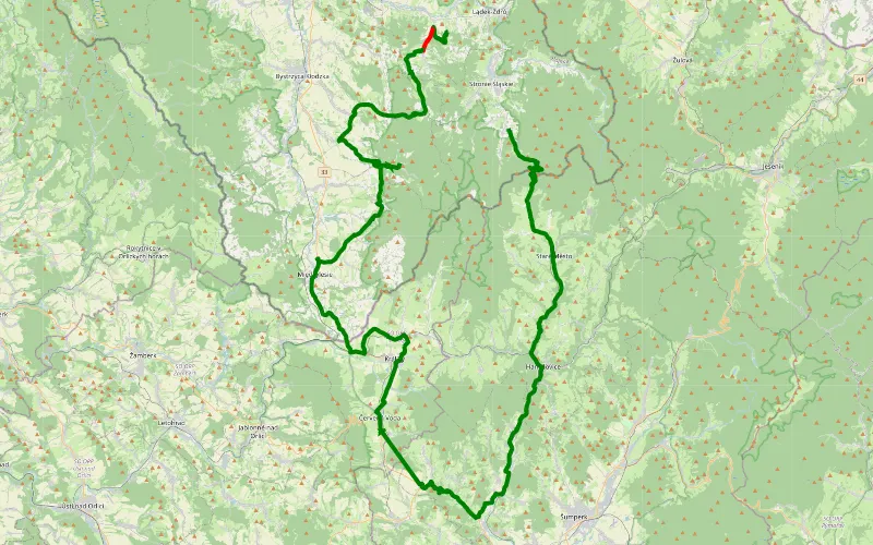 Skowronki - Kladské sedlo - Bolesławów