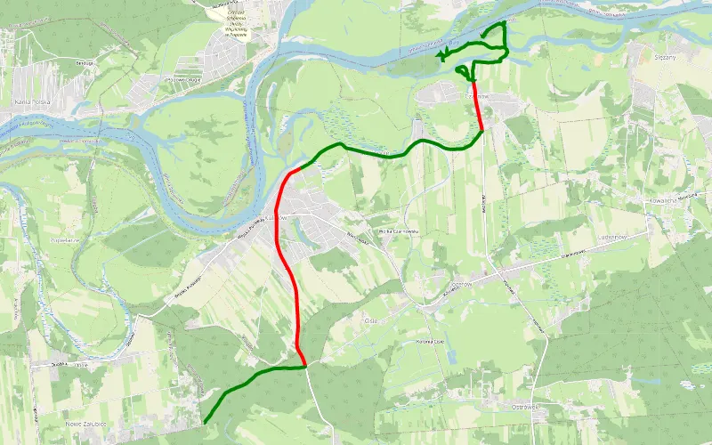 Załubice Nowe - Czarnów wyspa