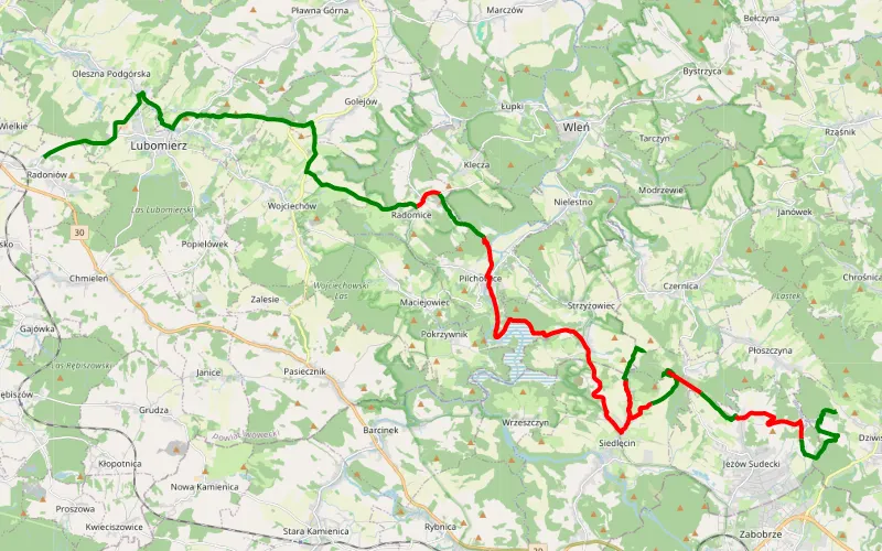Radoniów - Dziwiszów