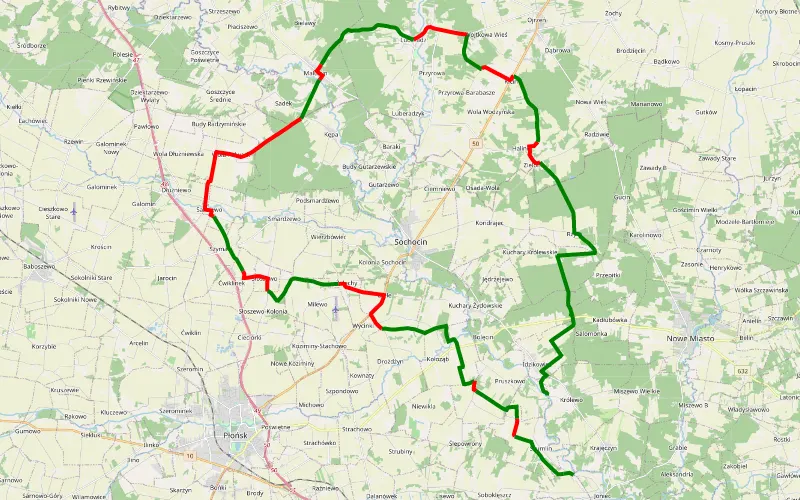 Trasa offroad 58.56 km