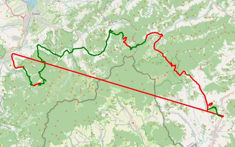 Juszczyna - Górska Stacja Turystyczna Słowianka - Zawodzie - Wikiloc