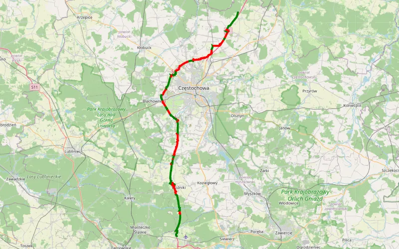 Ożarowice - Kruszyna