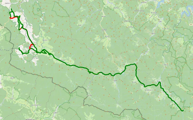 Zachodnie niższe Bieszczady