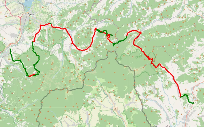 Koszarawa - Przełecz Krowiarki - Orawka - Wikiloc