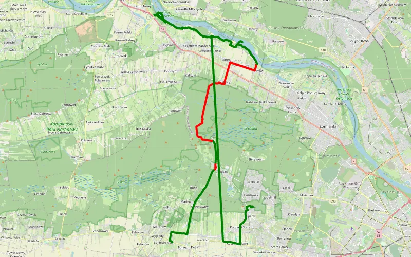 Borzęcin Duży - Lipków rejestracja