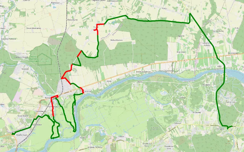 Poniatów - Modlin