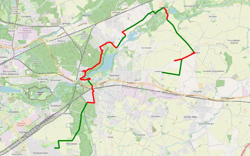 Szczepankowo-Spławie-Krzesinki - Jasin
