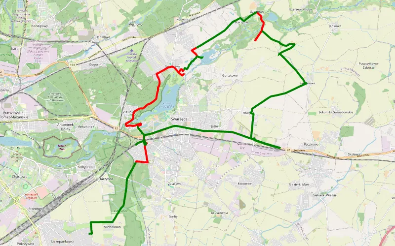 Szczepankowo-Spławie-Krzesinki - Zieliniec