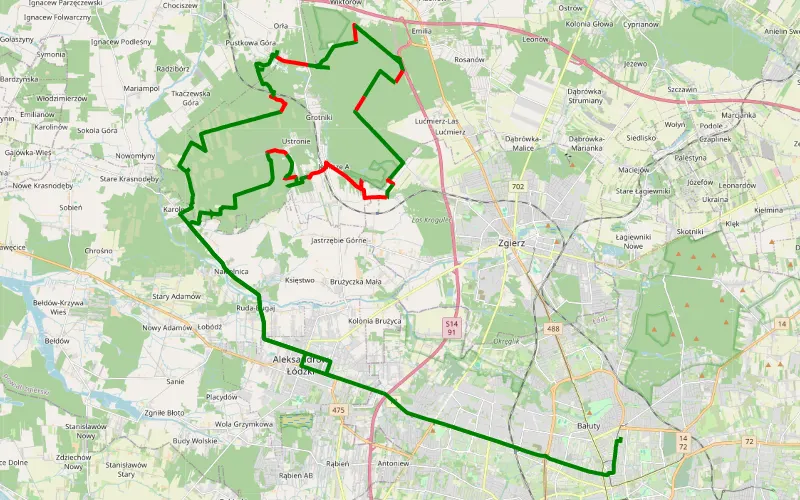 Julianów-Marysin-Rogi - Aleksandrów Łódzki