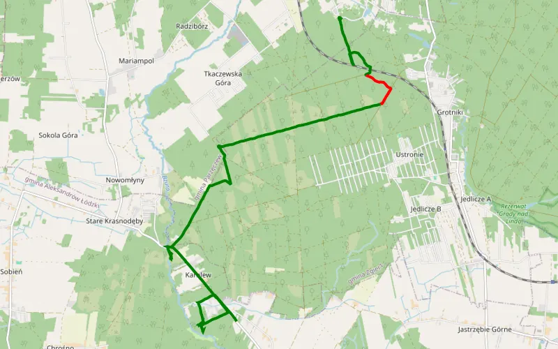 Pustkowa Góra - Nakielnica