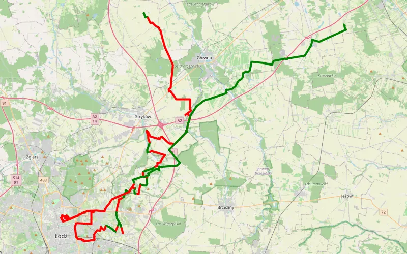 Trasa offroad okolice Łodzi
