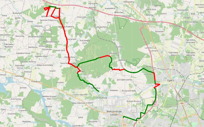 Aleksandrów Łódzki - Ruda-Bugaj