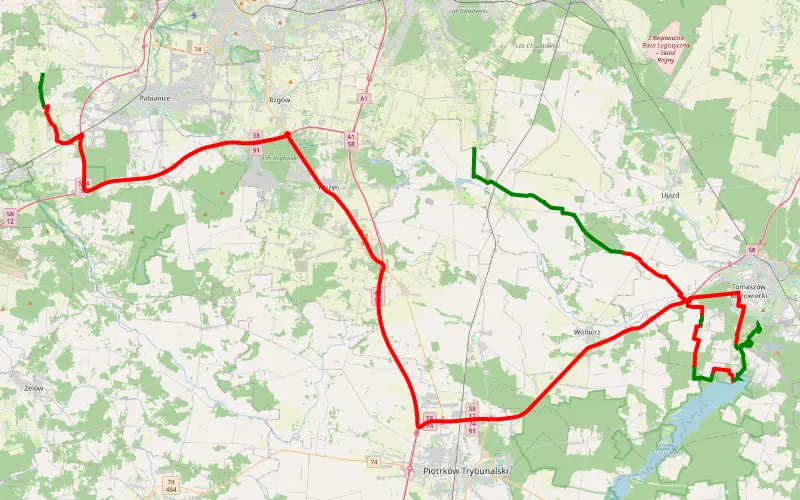 Trasa offroad 119.88 km