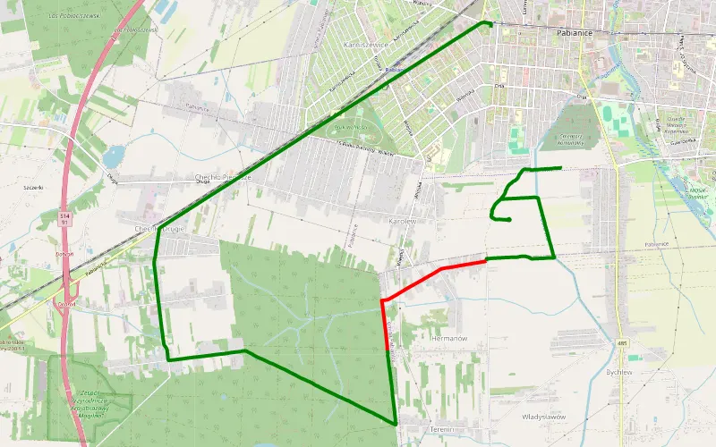 Jutrzkowice - Pabianice