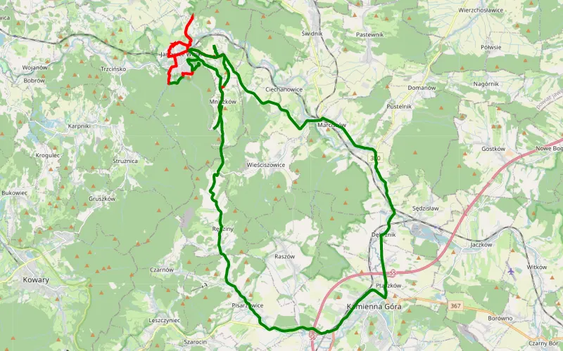 Ptaszków - Kamienna Góra