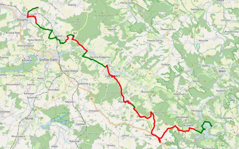 LCAC, KARKONOSZE, trasa zapora w Plichowicach - Olszyna Motopark 4x4