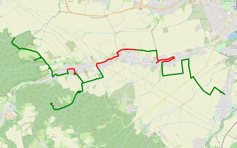 Bystrzyca Dolna - Witoszów Górny