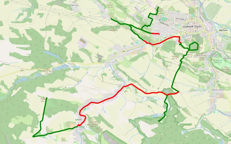 Płóczki Górne - Lwówek Śląski