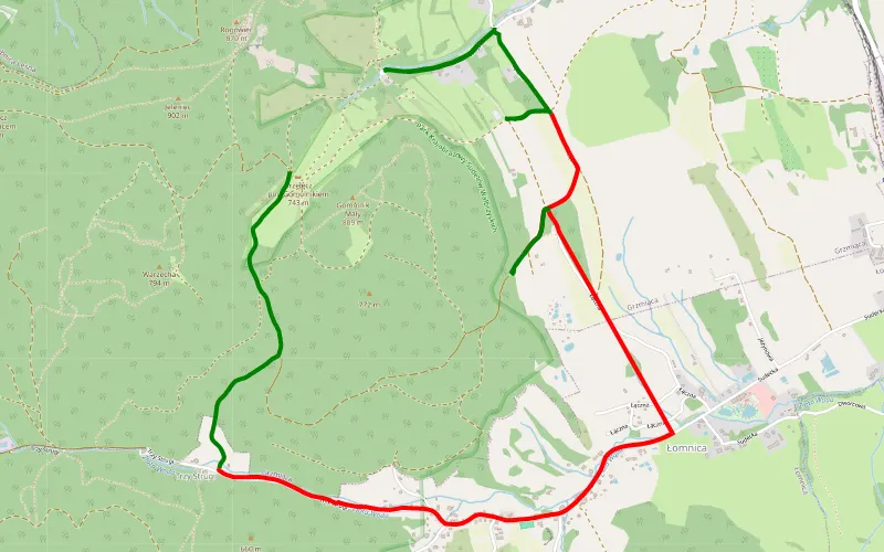 Grzmiąca - Rybnica Mała