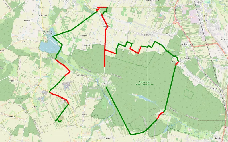 Wólka Krasienińska - Pryszczowa Góra
