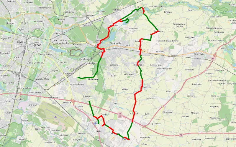 Szczepankowo-Spławie-Krzesinki - Spławie