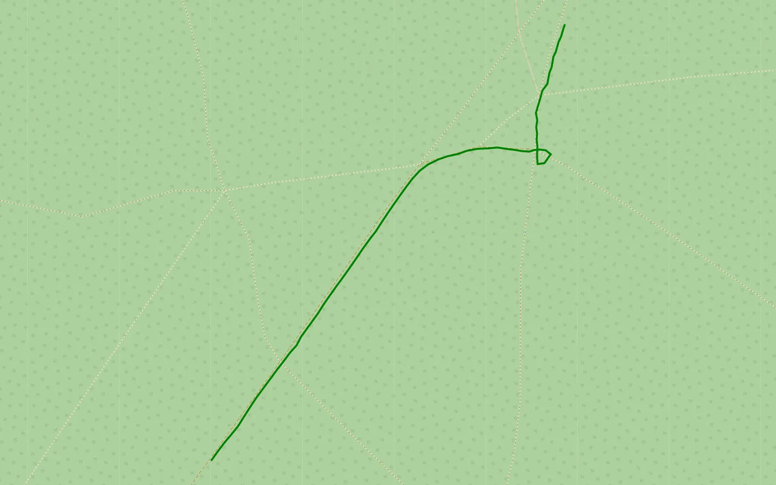 Map of Porosiuki - 0.7 km offroad trail, Biała Podlaska County