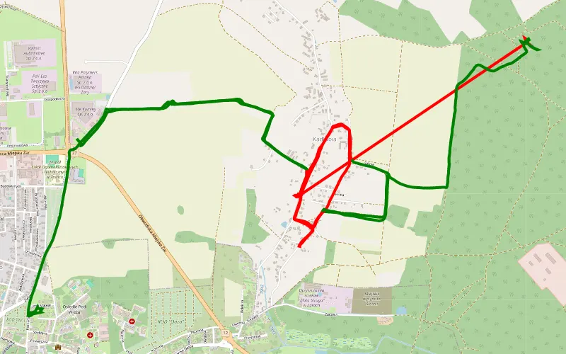 Kadłubia - Żary