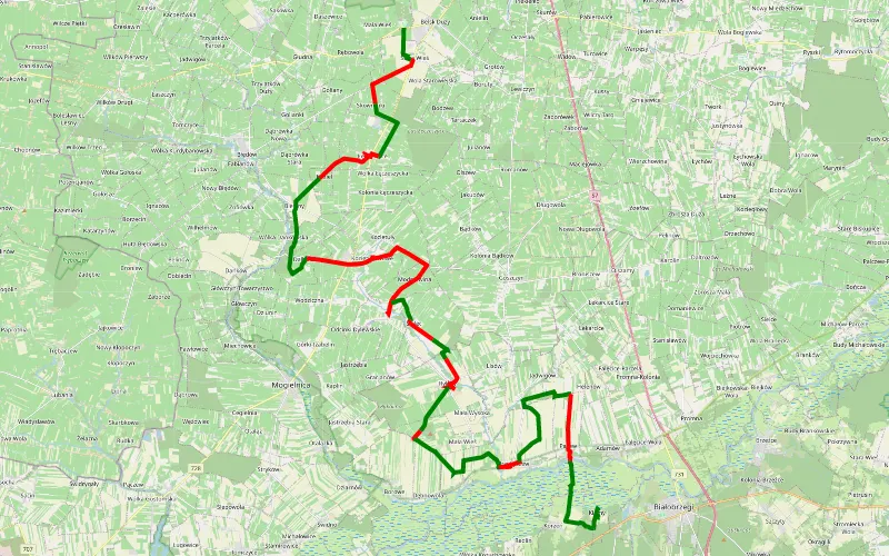 TRASA LCAC NR.11 - Trasa Mala Wieś - Bialobrzegi