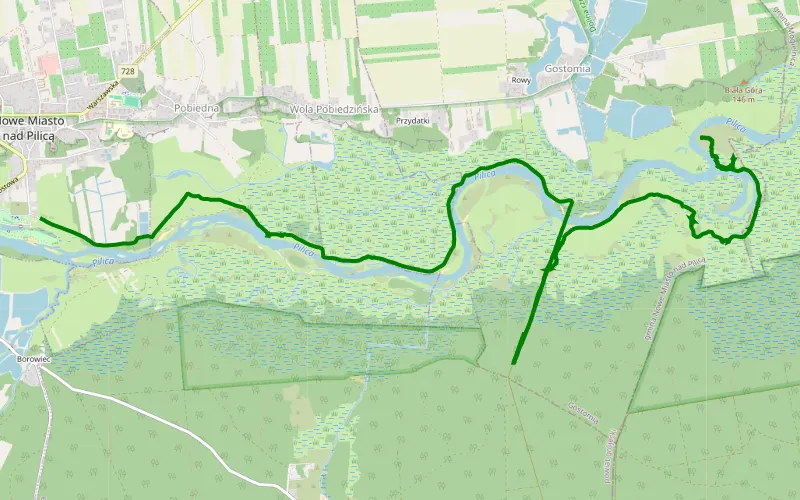 Borowiec - Gostomia - nad Pilicą