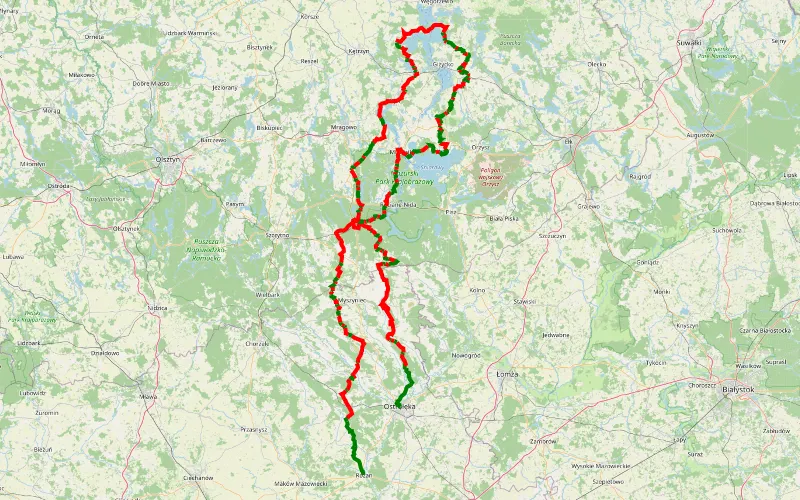 Mazury 4x4 - Różan - Spychowo - Ryn - Sztynort