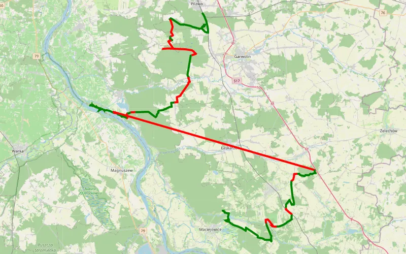 Pilawa, Holendry, Trzcianka, Maciejowice