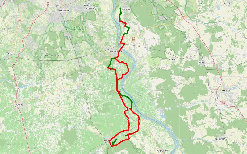Góra Kalwaria - Warka - Karczew