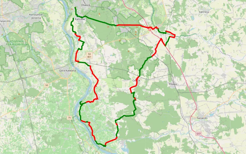 Otwock - Kołbiel - Wilga - Karczew